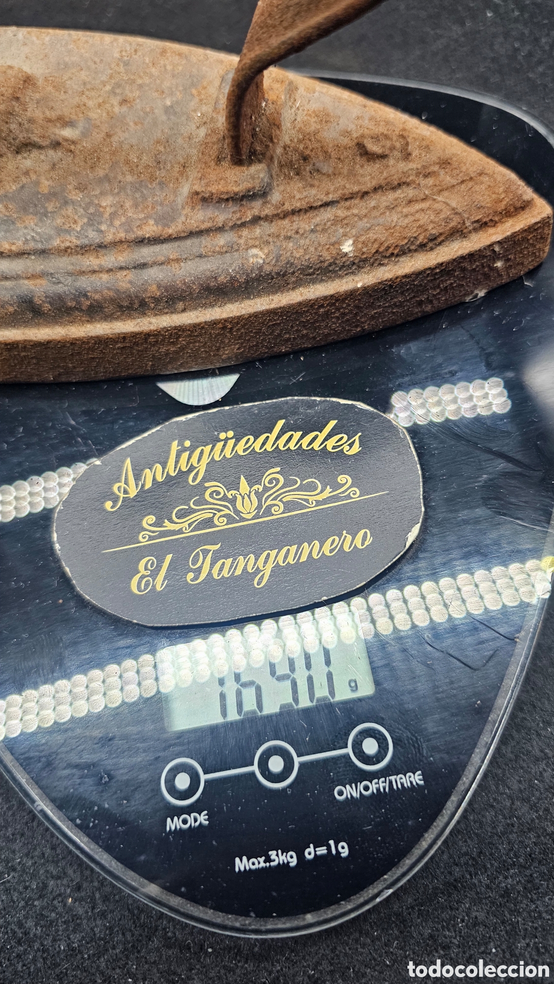 Antig&uuml;edades: Antigua plancha de hierro - Foto 5