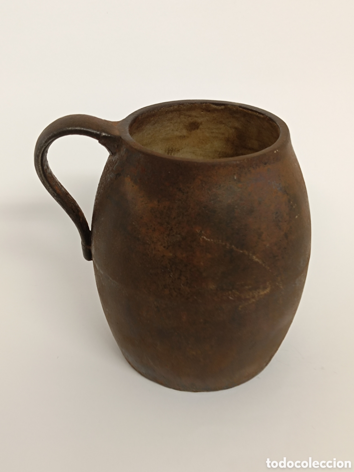 Antig&uuml;edades: Jarra / Puchero de Hierro Fundido A. Kenrick & Sons (Siglo XIX) &ndash; Tama&ntilde;o 1 1/0