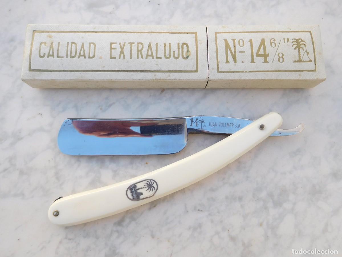 Antig&uuml;edades: Navaja de afeitar antigua Palmera 14 Juan Vollmer