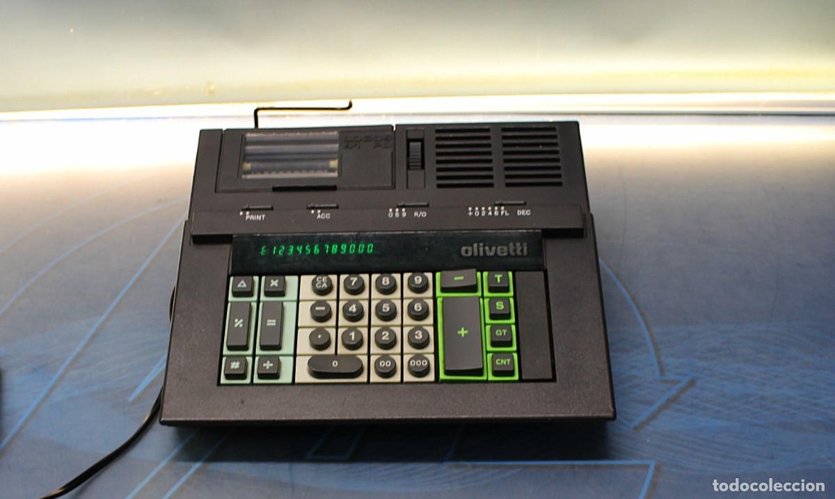 Antig&uuml;edades: Calculadora de rollo Olivetti Logos 41 PD. - Foto 1