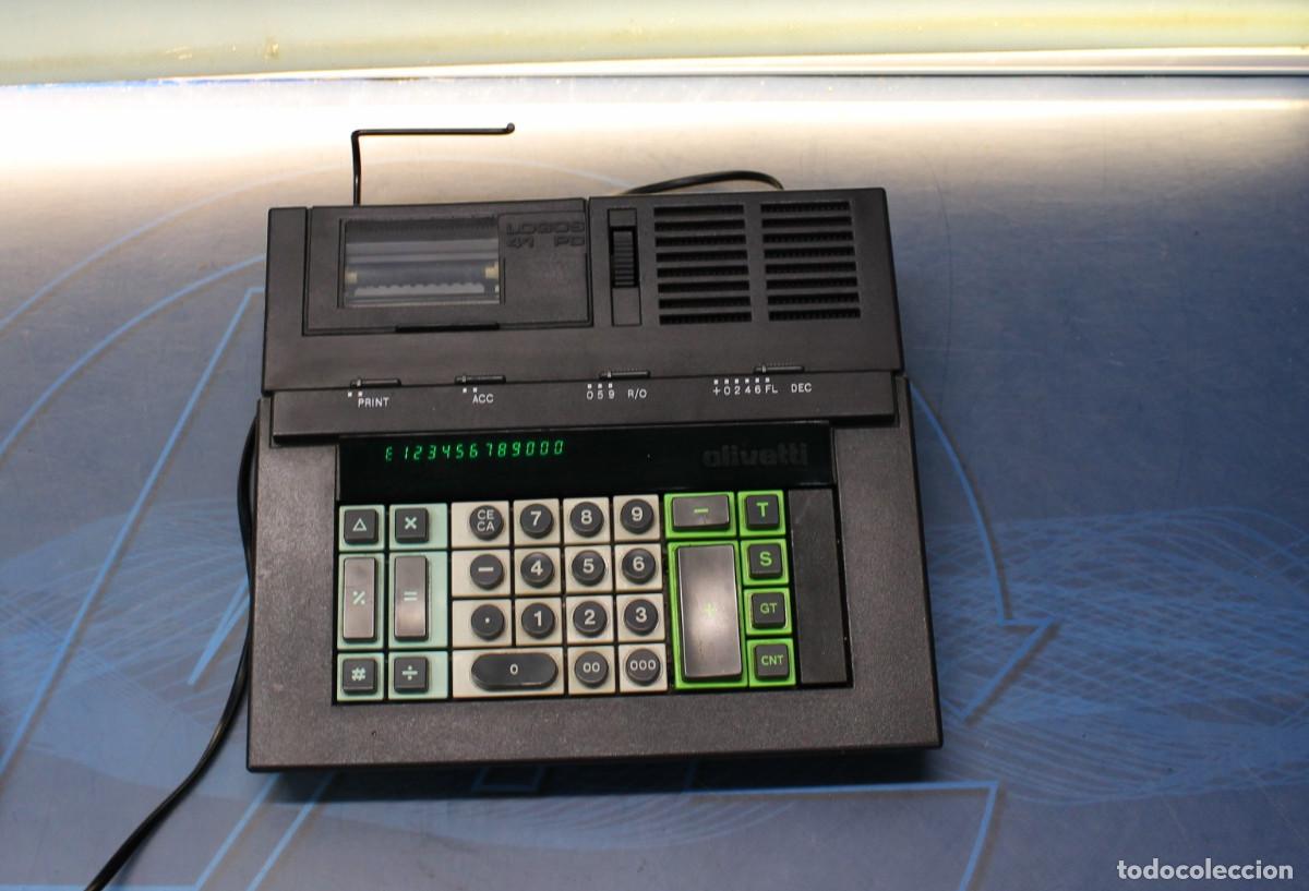 Antig&uuml;edades: Calculadora de rollo Olivetti Logos 41 PD. - Foto 2