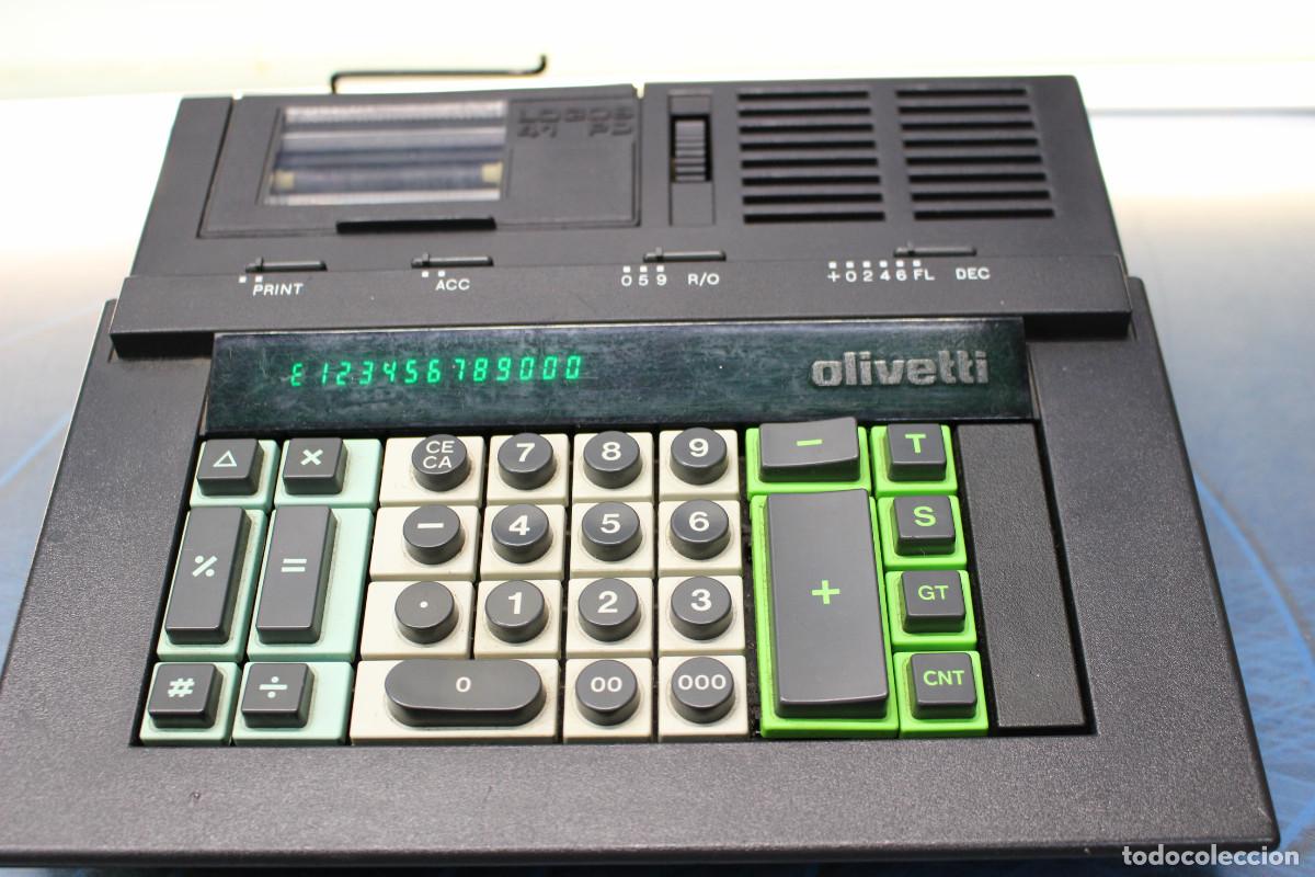 Antig&uuml;edades: Calculadora de rollo Olivetti Logos 41 PD. - Foto 3