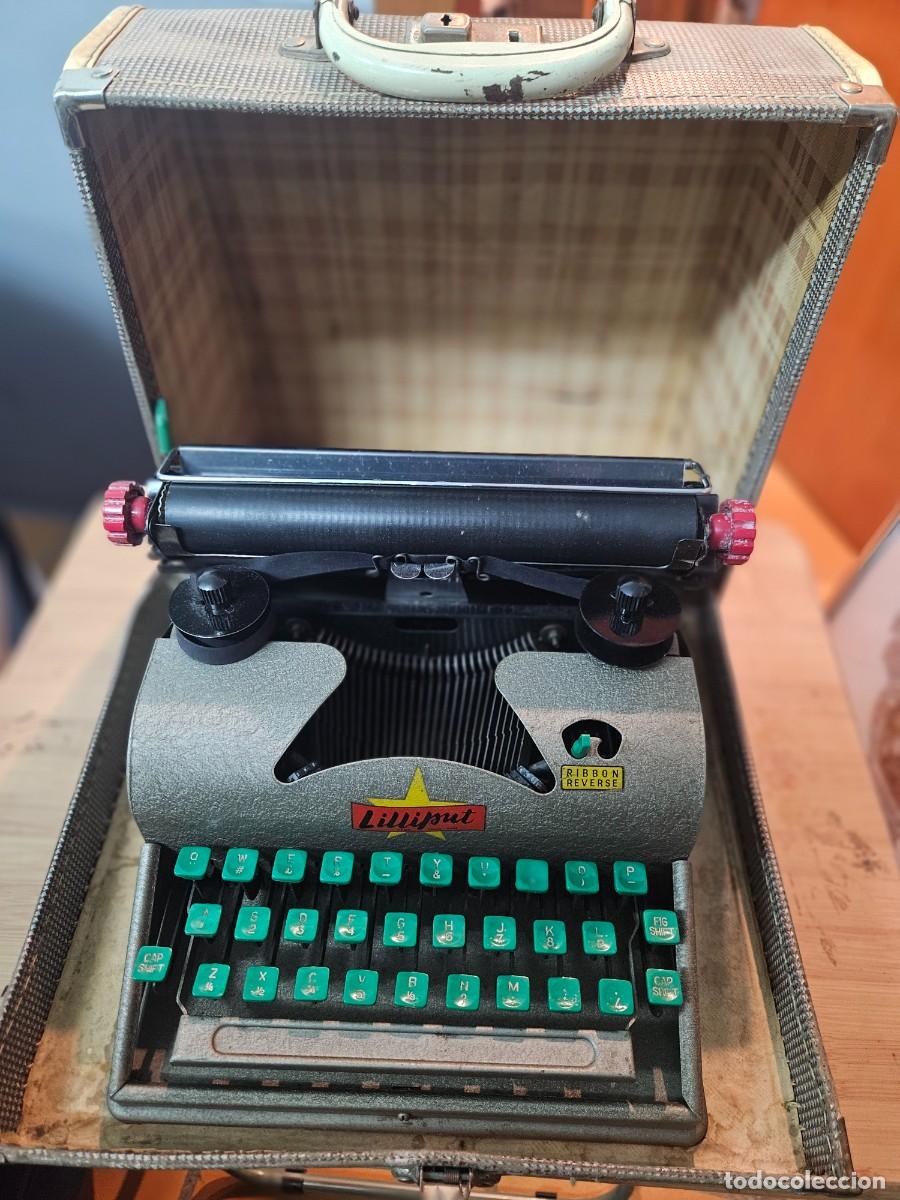 Antig&uuml;edades: M&Aacute;QUINA DE ESCRIBIR LILIPUT FUNCIONANDO CON CAJA