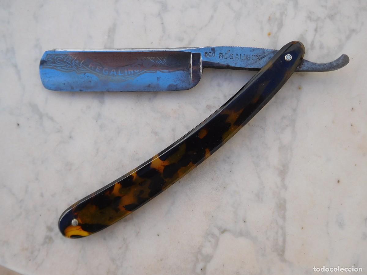 Antig&uuml;edades: Navaja de afeitar antigua Regalinox 500 AC FR. B&ouml;hler