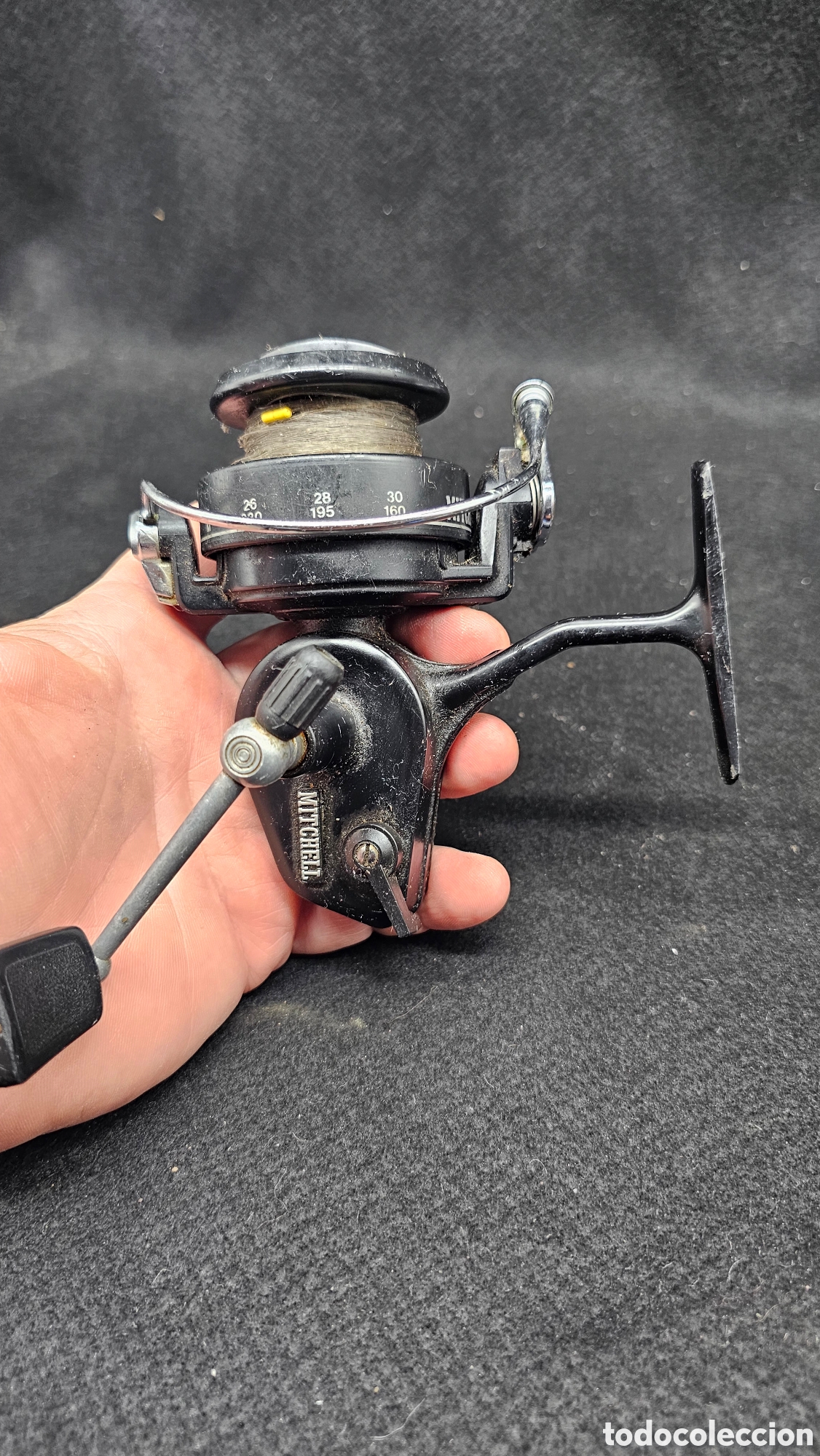 Antig&uuml;edades: Antiguo carrete de pesca Mitchell 228 S