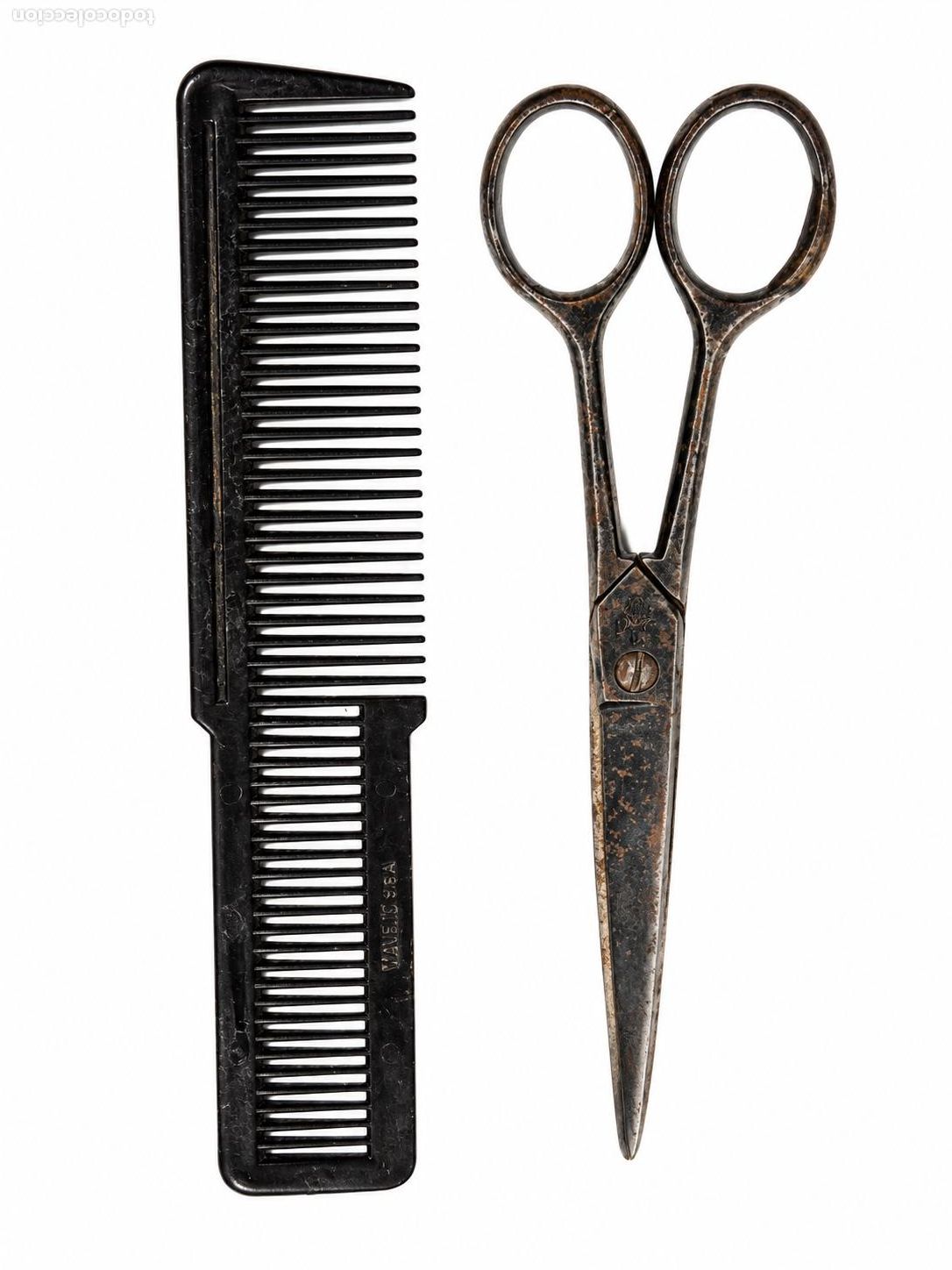 Antig&uuml;edades: Tijeras Filarm&oacute;nica + Peine Wahl - de Barbero, Peluquero - Marca Filarm&oacute;nica , Jos&eacute; Monserrat Pou