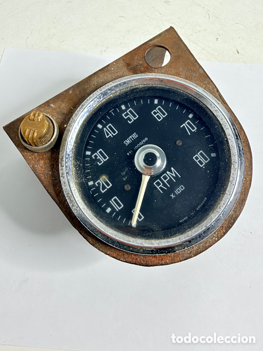 Antig&uuml;edades: tac&oacute;metro (cuentarrevoluciones) vintage de la marca Smiths England