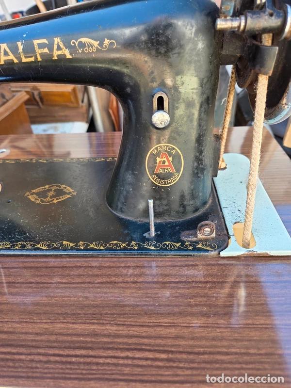 Antig&uuml;edades: maquina de coser alfa - Foto 12