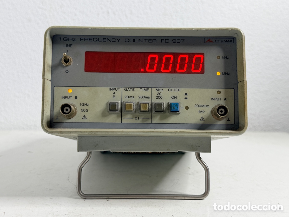 Antig&uuml;edades: frecuenc&iacute;metro digital Promax FD-937