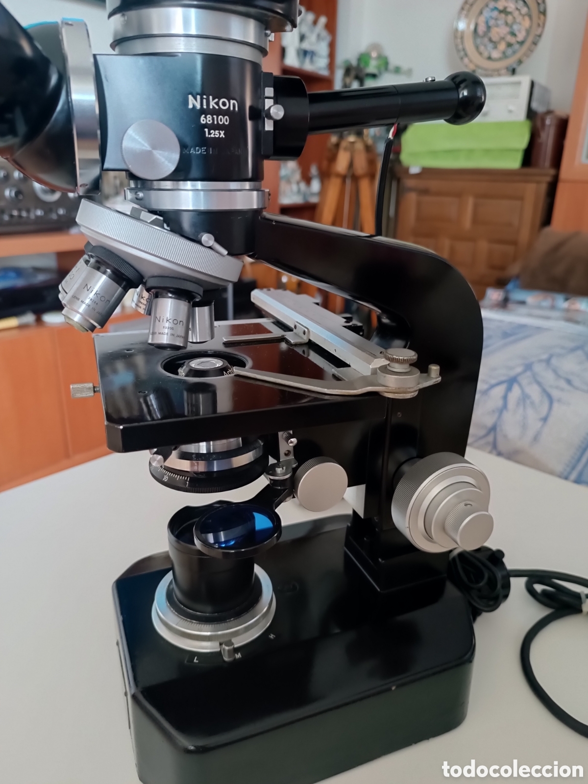 Antig&uuml;edades: Microscopio Nikon Lk-E profesional cient&iacute;fico - Foto 3