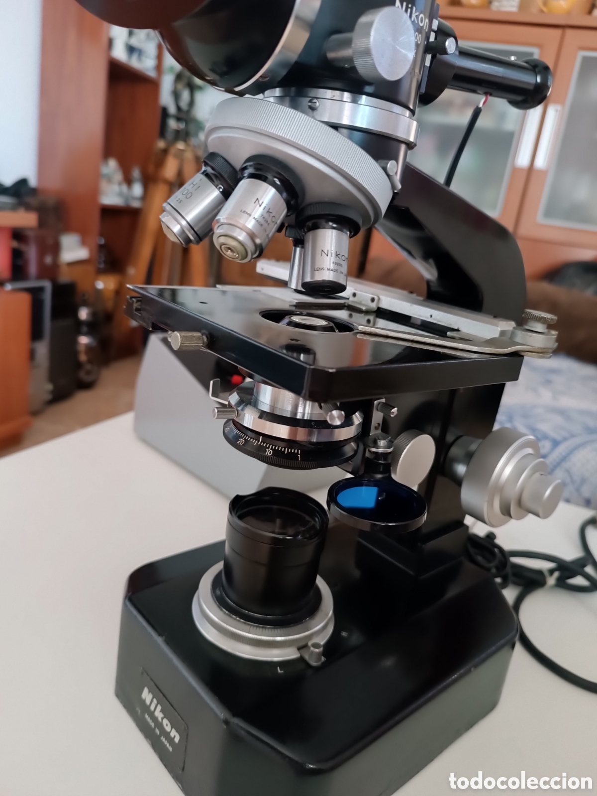 Antig&uuml;edades: Microscopio Nikon Lk-E profesional cient&iacute;fico - Foto 5