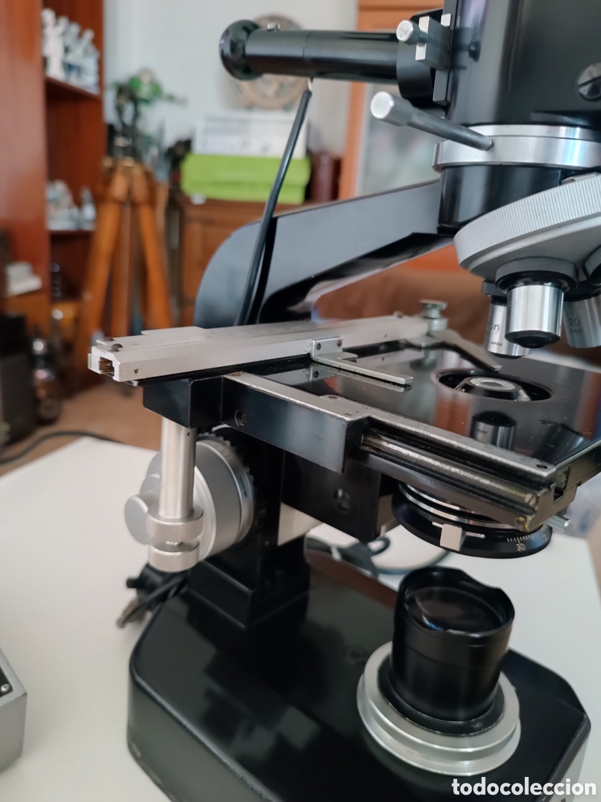 Antig&uuml;edades: Microscopio Nikon Lk-E profesional cient&iacute;fico - Foto 9