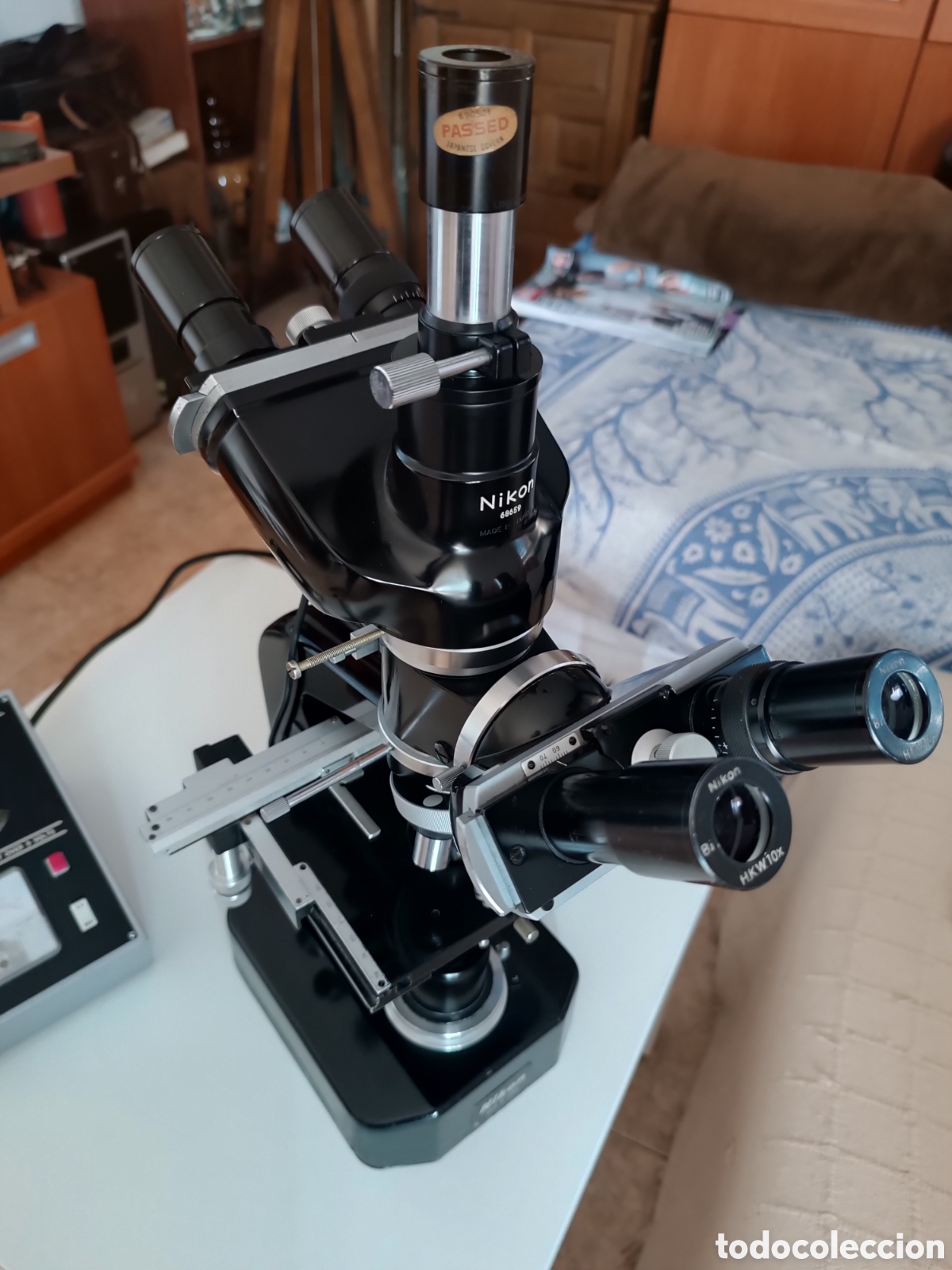 Antig&uuml;edades: Microscopio Nikon Lk-E profesional cient&iacute;fico - Foto 11