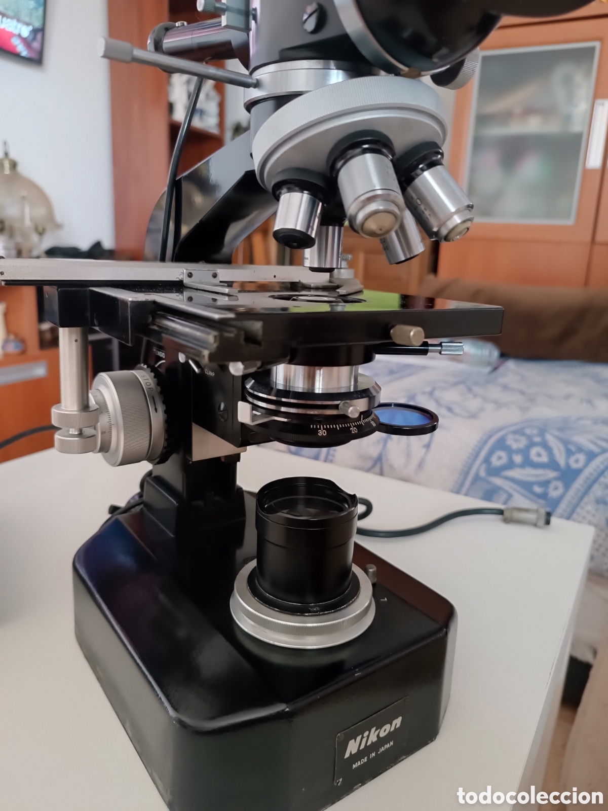 Antig&uuml;edades: Microscopio Nikon Lk-E profesional cient&iacute;fico - Foto 16