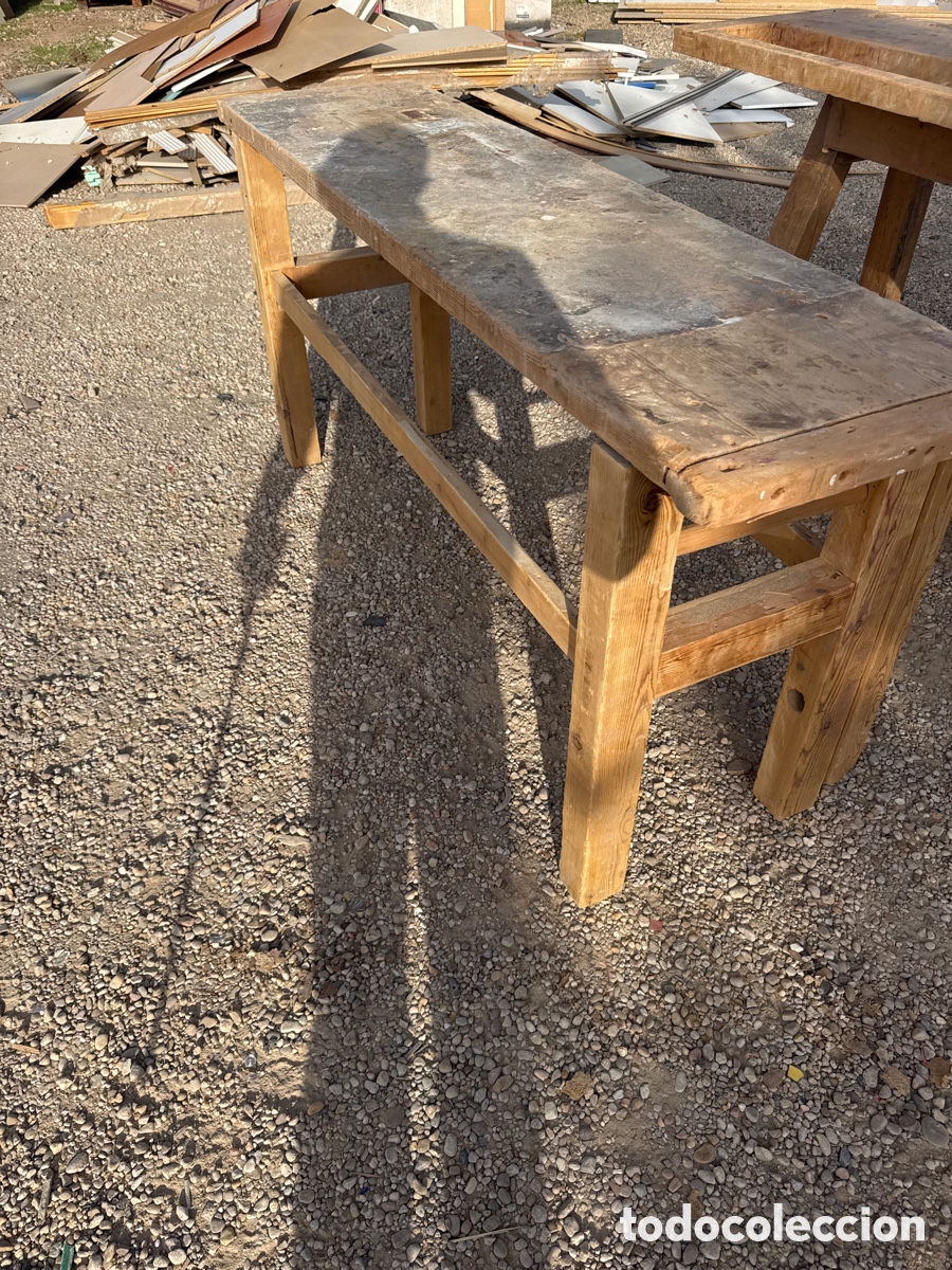 Antig&uuml;edades: Antiguo Banco Carpintero de Madera - Foto 2
