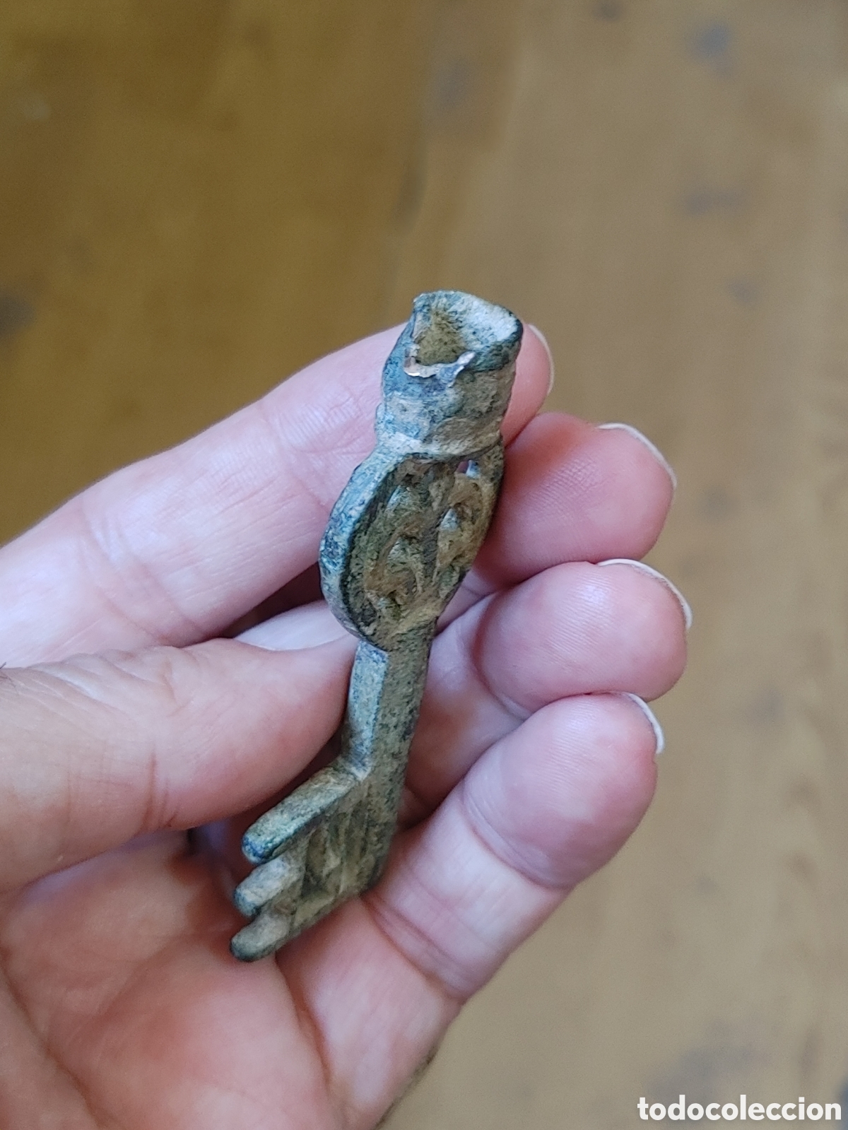 Antig&uuml;edades: Llave carolingia realizada en bronce. - Foto 4