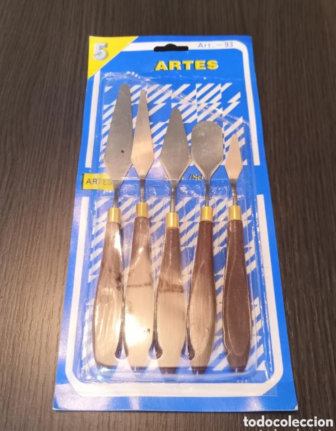 Antig&uuml;edades: Antiguo Juego Esp&aacute;tulas Pintura ARTES