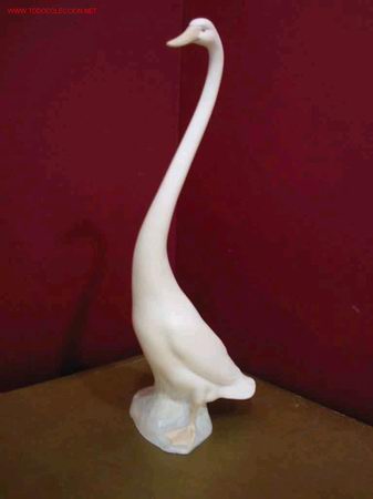 Antig&uuml;edades: CISNE DE CUELLO LARGO de Lladr&oacute; - Foto 1