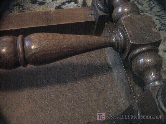 Antig&uuml;edades: TABURETE DE MADERA . SIGLO XIX - Foto 6