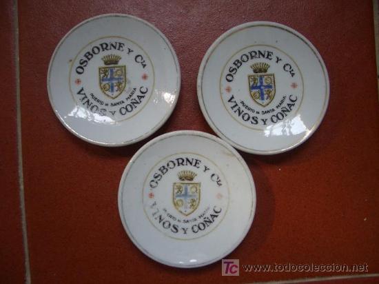 Antig&uuml;edades: Tres platitos de publicidad. - Foto 2