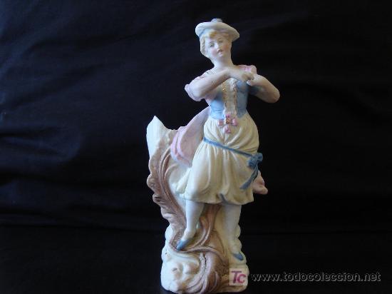 Antig&uuml;edades: PRECIOSA FIGURA DE BISCUIT - Foto 1
