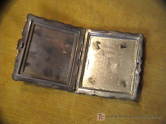 Antig&uuml;edades: POLVERA DE PLATA SIGLO XIX. MIDE 7 CM. X 6 CM - Foto 5