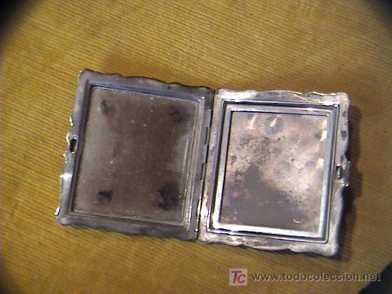 Antig&uuml;edades: POLVERA DE PLATA SIGLO XIX. MIDE 7 CM. X 6 CM - Foto 6