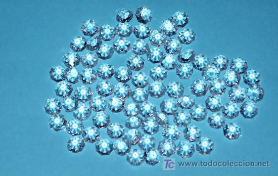 Antig&uuml;edades: 100 oct&oacute;gonos de cristal , antiguos. - Foto 1