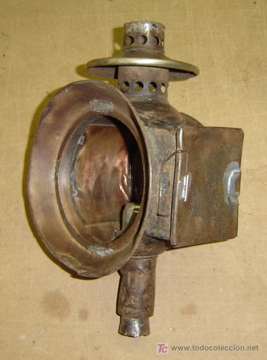 Antig&uuml;edades: LUZ DE CARRO ANTIGUA DE VELA - Foto 1