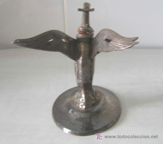 Antig&uuml;edades: CALIENTA COPAS cisne alpaca plateada - Foto 4