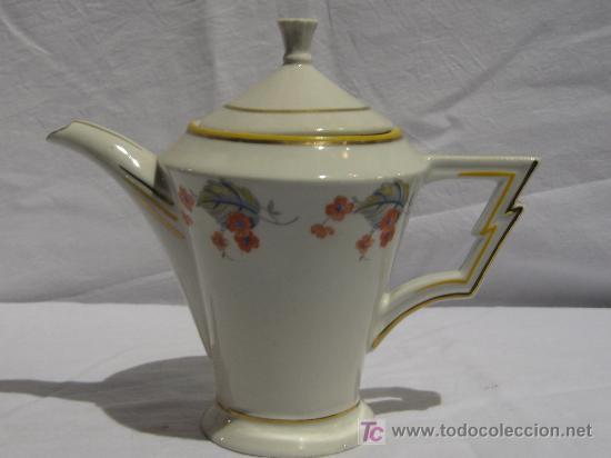 Antig&uuml;edades: TETERA DE PORCELANA ART-DEC&Oacute; - Foto 1