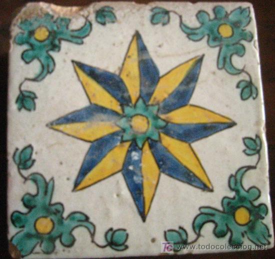 Antig&uuml;edades: Azulejo, siglo XVIII - Foto 1