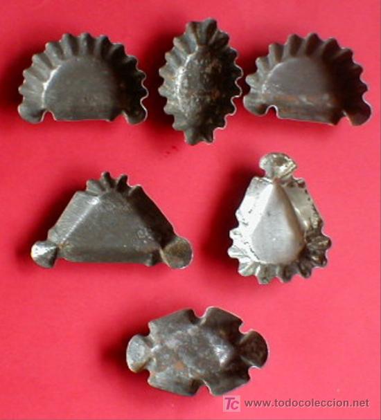 Antig&uuml;edades: MOLDES DE PASTELERIA ANTIGUOS DE CHAPA.. ENVIO GRATIS.&iexcl;&iexcl;&iexcl;