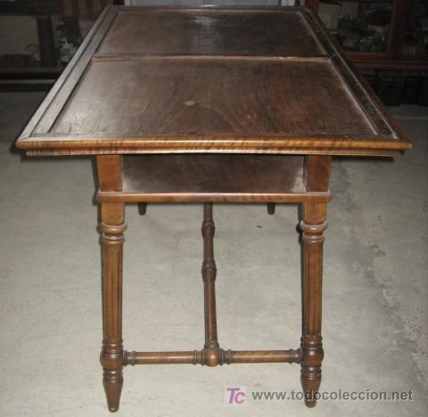 Antig&uuml;edades: Mesa de madera de 1145x695 cms y 75 cms de altura aprox. - Foto 2