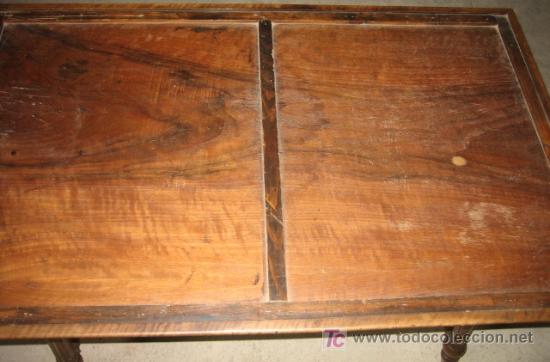 Antig&uuml;edades: Mesa de madera de 1145x695 cms y 75 cms de altura aprox. - Foto 3