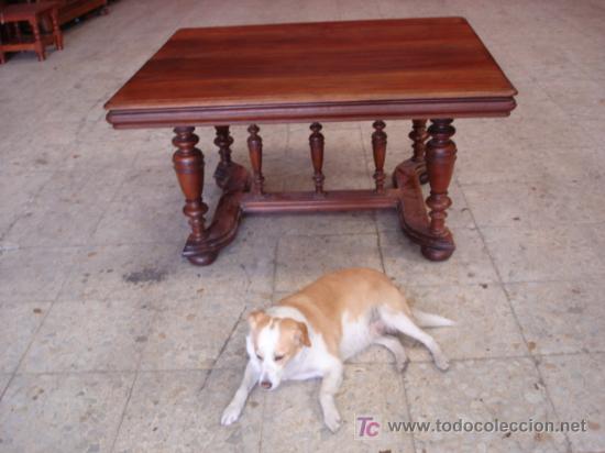 Antig&uuml;edades: MESA DE NOGAL - Foto 2
