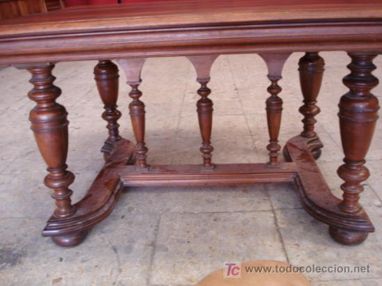 Antig&uuml;edades: MESA DE NOGAL - Foto 3