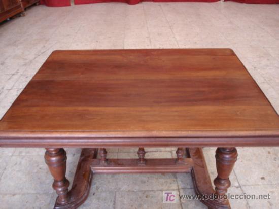 Antig&uuml;edades: MESA DE NOGAL - Foto 4
