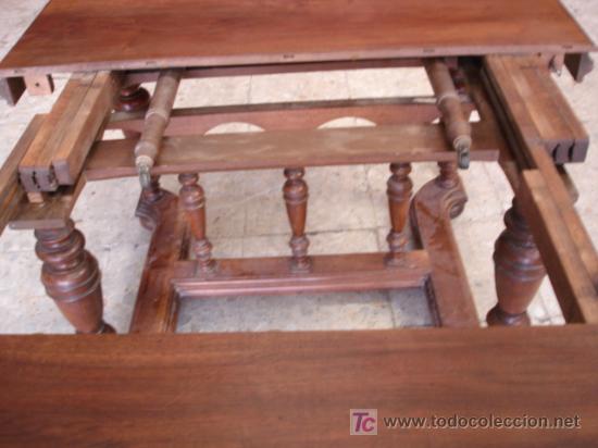 Antig&uuml;edades: MESA DE NOGAL - Foto 6