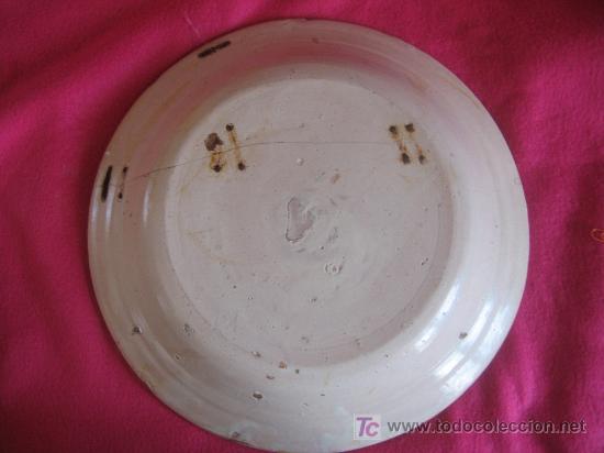 Antig&uuml;edades: PLATO DE CERAMICA - Foto 2
