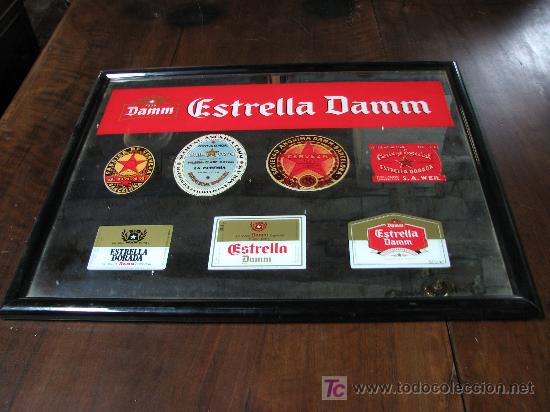 Antig&uuml;edades: Cuadro conmemorativo Estrella Damm - Foto 1
