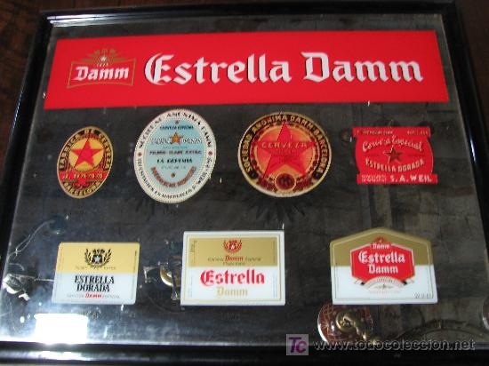Antig&uuml;edades: Cuadro conmemorativo Estrella Damm - Foto 2