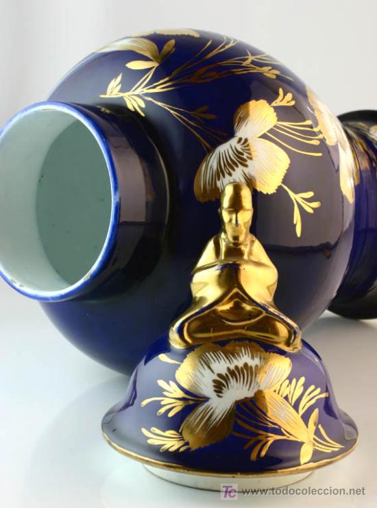 Antig&uuml;edades: JARR&Oacute;N DE PORCELANA HISPANIA MANISES. - Foto 5