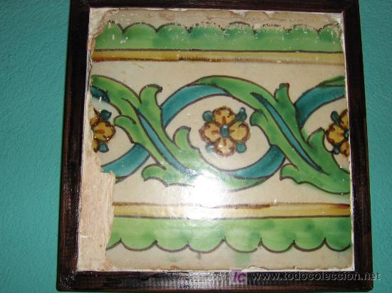 Antig&uuml;edades: ANTIGUO AZULEJO CATALAN S. XVIII - Foto 2