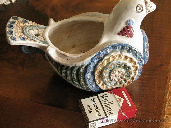 Antig&uuml;edades: CURIOSO RECIPIENTE DE CER&Aacute;MICA ESMALTADA. - Foto 2