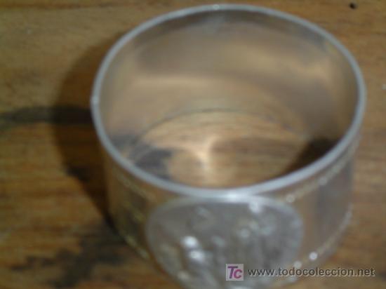 Antig&uuml;edades: SERVILLETERO DE PLATA CON VIRGEN INCRUSTADA - Foto 2