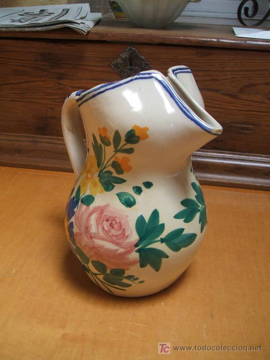 Antig&uuml;edades: Jarra de ceramica esmaltada - Foto 3