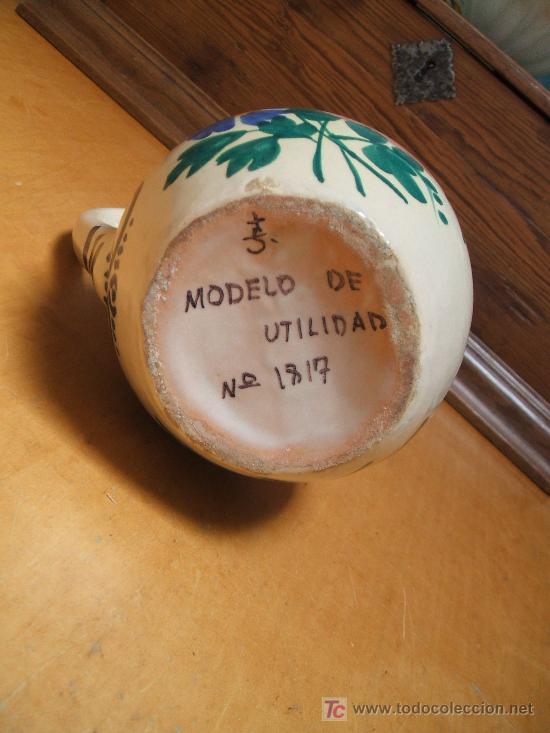 Antig&uuml;edades: Jarra de ceramica esmaltada - Foto 4