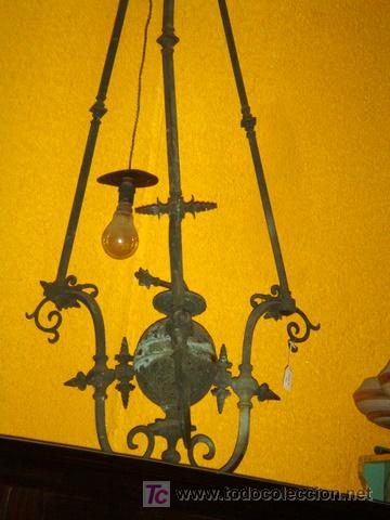 Antig&uuml;edades: LAMPARA DE GAS S.XIX REF.1570 - Foto 1
