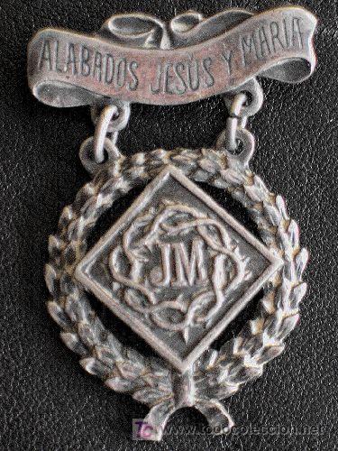 Antig&uuml;edades: ANTIGUO ESCAPULARIO- PRENDEDOR JESUS Y MARIA. - Foto 1